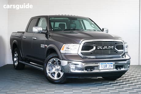 Grey 2021 RAM 1500 Crew Cab Utility Laramie