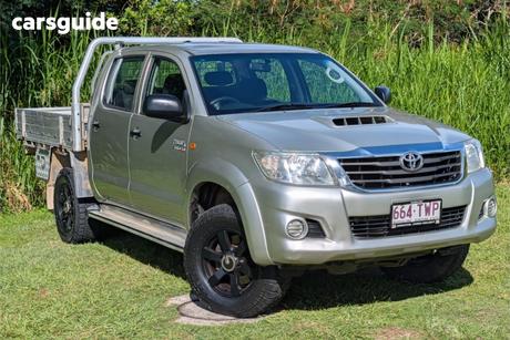 Silver 2011 Toyota Hilux Dual Cab Chassis Sr (4X4)