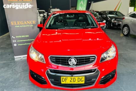 Red 2013 Holden UTE Utility Sv6