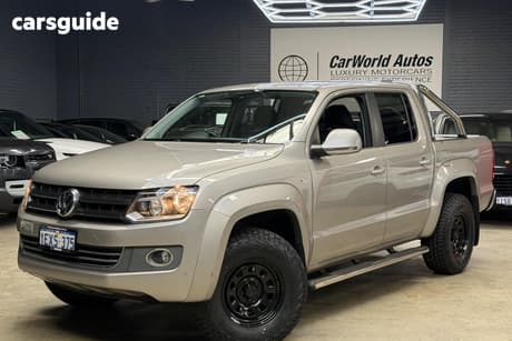 Gold 2015 Volkswagen Amarok Dual Cab Utility Tdi420 Highline (4X4)