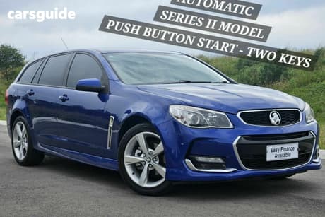 Blue 2015 Holden Commodore Sportswagon Sv6