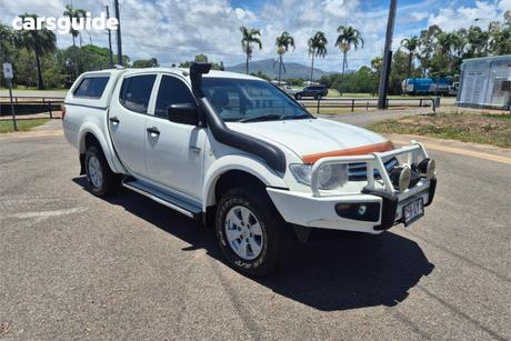 White 2012 Mitsubishi Triton Double Cab Utility Glx (4X4)