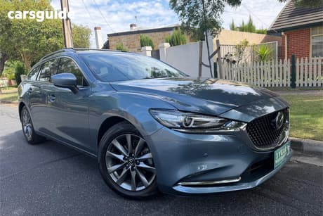 Silver 2018 Mazda 6 Wagon Touring