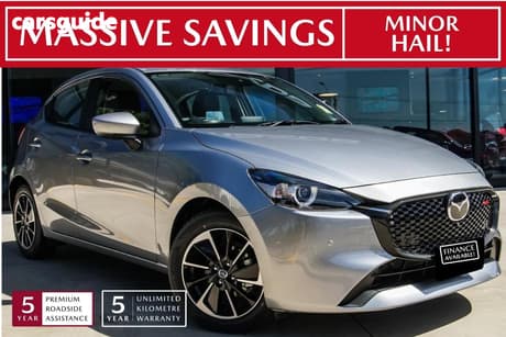 Silver 2025 Mazda Mazda2 Hatchback G15 Gt