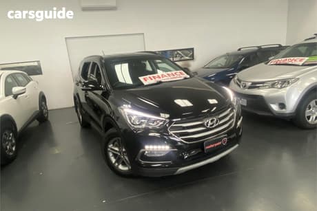 Black 2017 Hyundai Santa FE SUV ACTIVE