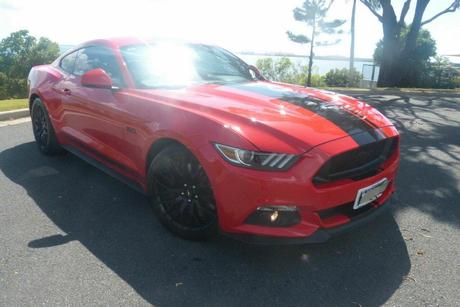 Red 2015 Ford Mustang Coupe Fastback Gt 5.0 V8