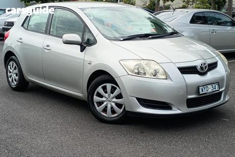 Silver 2009 Toyota Corolla Hatchback Ascent