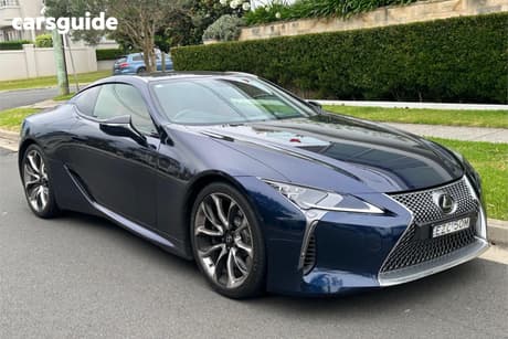 Blue 2023 Lexus LC Coupe LUXURY (HYBRID)