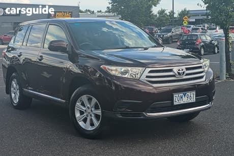 Red 2012 Toyota Kluger Wagon Kx-R (Fwd) 7 Seat