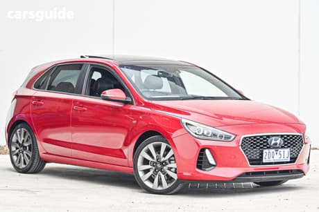 Red 2018 Hyundai I30 Hatchback Sr Premium