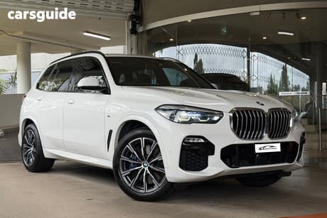 White 2019 BMW X5 Wagon Xdrive 30D M Sport (5 Seat)