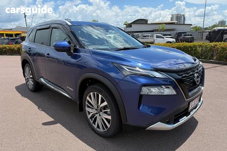 Blue 2025 Nissan X-Trail Wagon Ti-L (4Wd) E-Power (Hybrid)