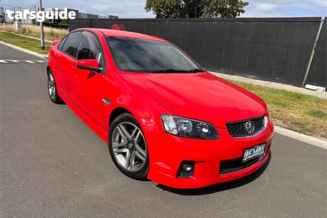 Red 2012 Holden Commodore Sedan Sv6 (Lpg)