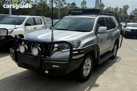 Silver 2018 Toyota Landcruiser Prado Wagon Gxl (4X4)
