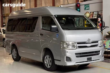 Silver 2011 Toyota Hiace Regius Commercial