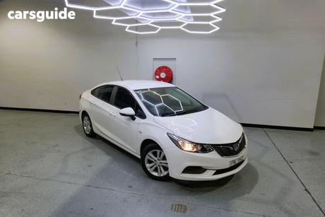 White 2017 Holden Astra Sedan Ls