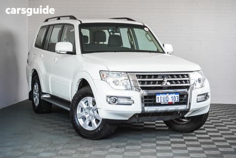 White 2021 Mitsubishi Pajero Wagon Glx (4X4) 7 Seat