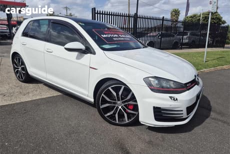 White 2015 Volkswagen Golf Hatchback Gti Performance