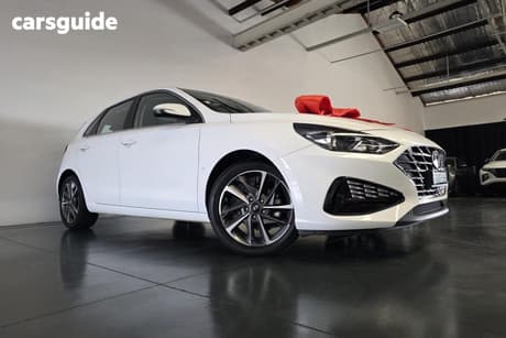 White 2023 Hyundai I30 Hatch PD.V4 MY23 ELITE HATCHBACK 5DR SPTS AUTO 6SP 2.0I
