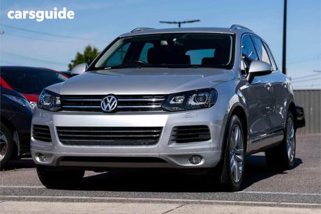 Silver 2013 Volkswagen Touareg Wagon V6 Tdi