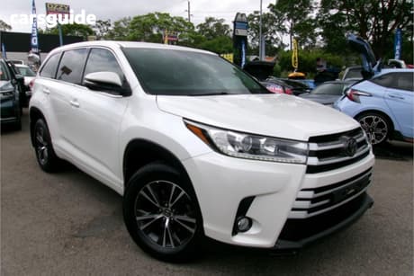 White 2018 Toyota Kluger Wagon Gx (4X4)