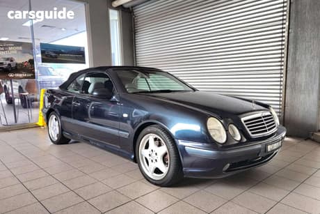 Black 1999 Mercedes-Benz CLK320 Cabriolet Elegance