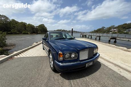 Blue 1999 Bentley Arnage Sedan
