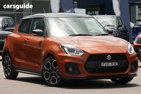 Orange 2025 Suzuki Swift Hatchback Sport Turbo (Qld)