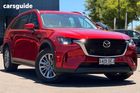 Red 2025 Mazda CX-90 Wagon D50E Touring Mhev