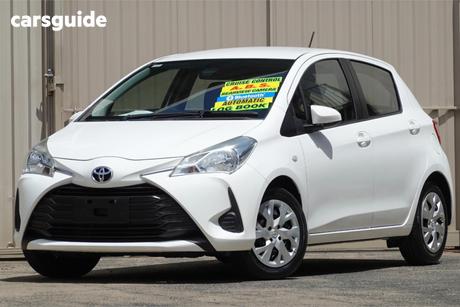 White 2018 Toyota Yaris Hatchback Ascent