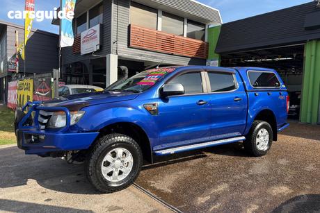Blue 2014 Ford Ranger Dual Cab Utility Xls (4X4)