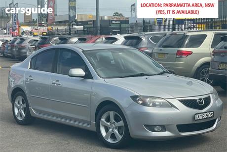 Silver 2005 Mazda 3 Sedan Maxx Sport