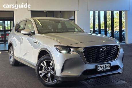 Silver 2025 Mazda CX-60 Wagon G40E Pure Hybrid