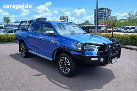 Blue 2022 Toyota Hilux Double Cab Pick Up Sr5 (4X4)