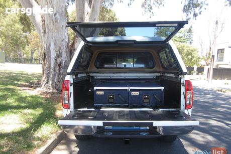 White 2013 Nissan Navara Ute Tray D40