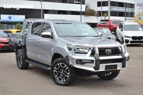 Silver 2021 Toyota Hilux Double Cab Chassis Sr5 (4X4)