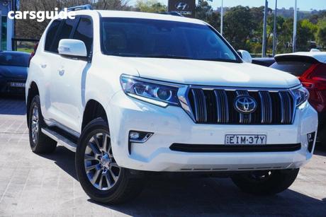 White 2020 Toyota Landcruiser Prado Wagon Vx