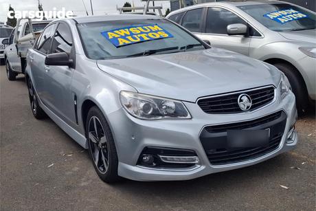 Silver 2016 Holden Commodore Sedan Sv6 Black Pack