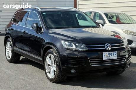 Black 2014 Volkswagen Touareg Wagon V6 Tdi