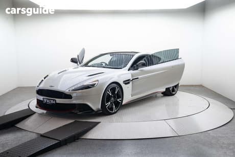 White 2017 Aston Martin Vanquish Coupe S