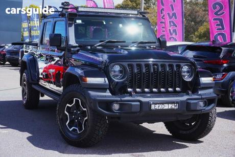 Black 2020 Jeep Gladiator Dual Cab Utility Rubicon (4X4)