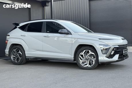 Grey 2023 Hyundai Kona Wagon Hybrid Premium N Line Sunroof