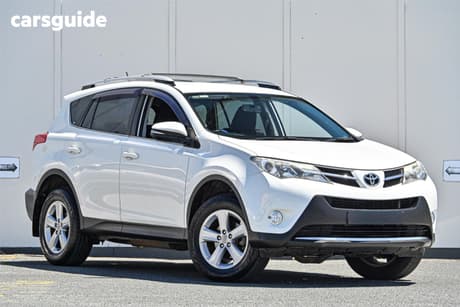 White 2013 Toyota RAV4 Wagon Gxl (4X4)