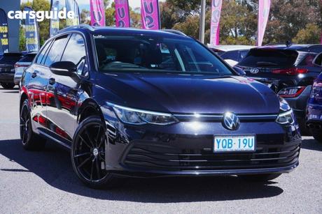 Black 2022 Volkswagen Golf Wagon 110Tsi Life