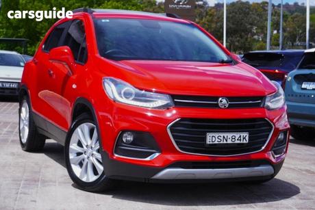 Red 2017 Holden Trax Wagon Lt