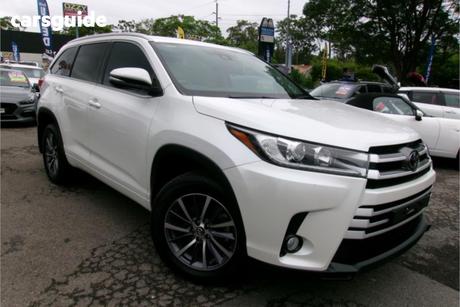 White 2019 Toyota Kluger Wagon Gxl (4X4)