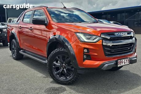Orange 2023 Isuzu D-MAX Crew Cab Utility X-Terrain (4X4)