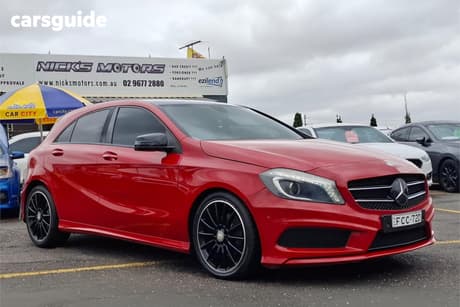 Red 2012 Mercedes-Benz A-CLASS Hatch A200 CDI F