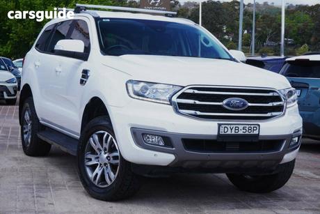 White 2018 Ford Everest Wagon Trend (4Wd 7 Seat)