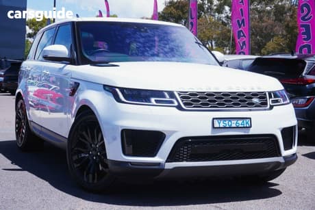 White 2018 Land Rover Range Rover Sport SUV SDV6 183KW SE 4X4